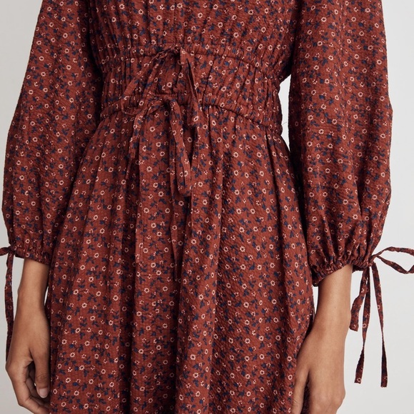 100% Cotton Madewell Long Sleeve Dress - Picture 3 of 7
